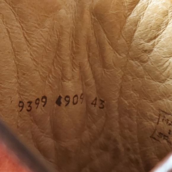 Vintage BILTRITE NEOPRENE Men's Cowboy Boots Western Brown Leather Size EU 43 - Picture 10 of 15